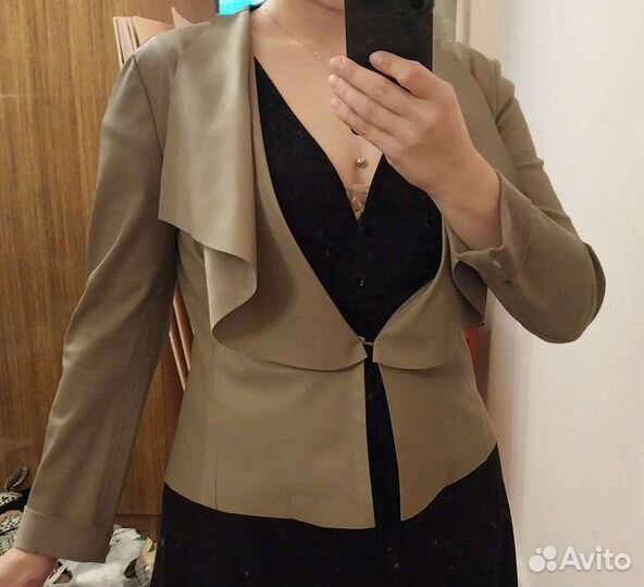 Куртка женская из эко кожи zara