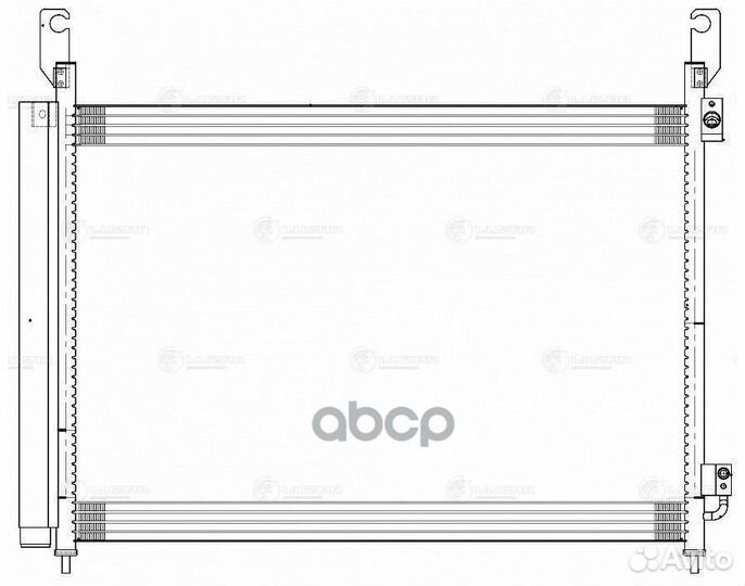 Радиатор кондиционера для а/м Renault Koleos (0