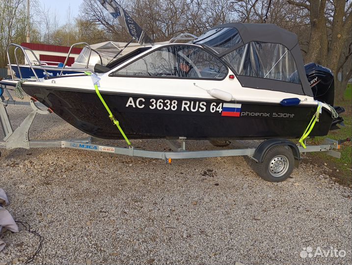 Продам Phoenix 530 HT + mercury 80+ мзса