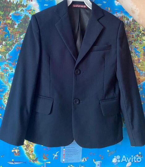 Пиджак школьный для мальчика рост 122см