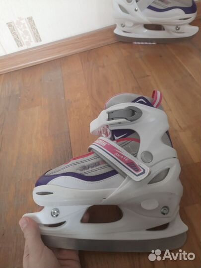 Коньки детские раздвижные 35 38