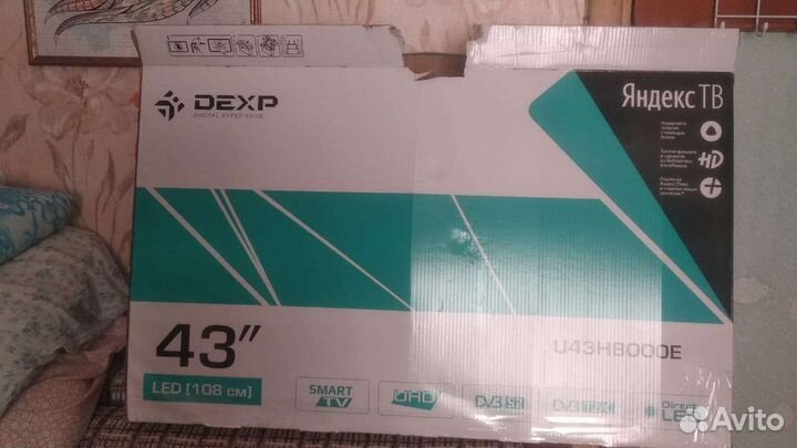 Коробка телевизора dexp 43
