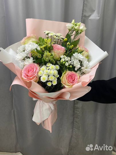 Цветы Букеты 101 роза