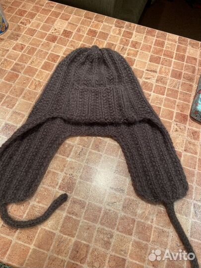 Капор-снуд-капюшон, пух норки