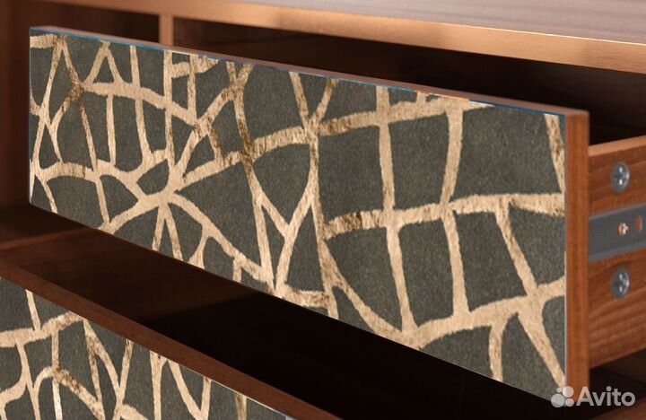 Тв-тумба T4 - Орех - Enlarged Leaf