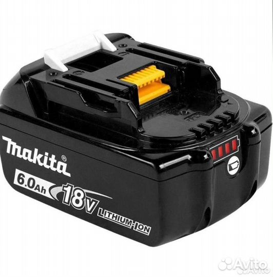 Аккумулятор makita 18v 6ah BL 1860B оригинал