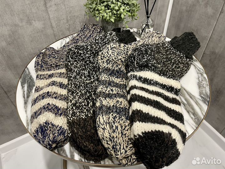 Шерстяные мужские носки