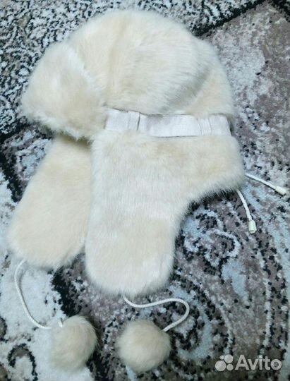 Шапка ушанка женская меховая