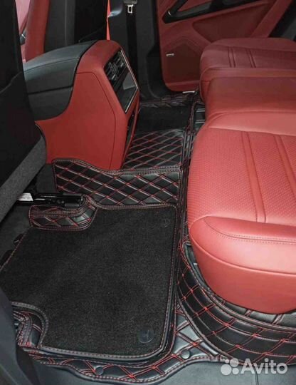 3D коврик для багажника porsche cayenne 2021