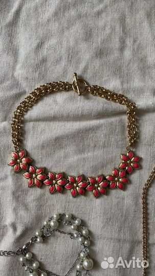 Бижутерия Ожерелье колье серьги бусы подвеска