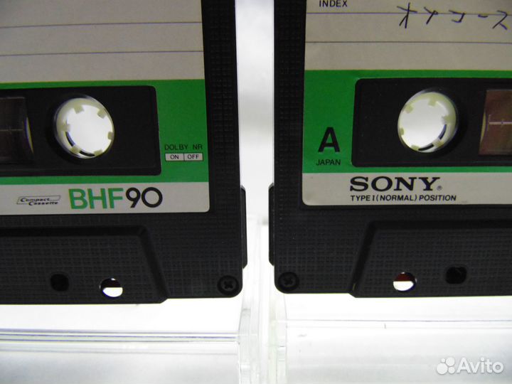 Аудиокассета Sony BHF 90. Japan. 13