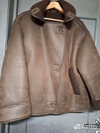 Дубленка, куртка, искусственная дубленка, s