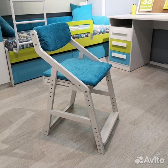 Стул растущий «Робин Wood» выбеленное дерево