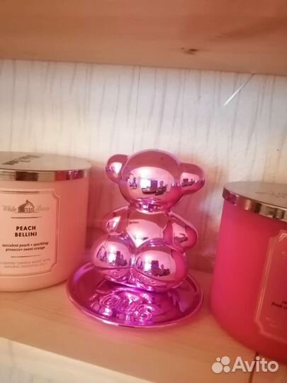 Мишка керамический и зеркало tous