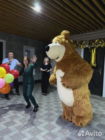 Аниматор, Ростовые куклы Мишка и Панда