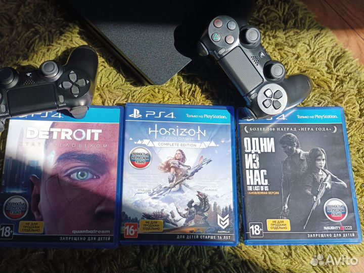 Sony playstation 4 slim 1tb+700 игр мега набор