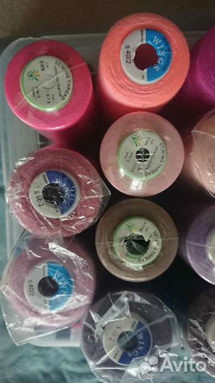 Нитки Wings и др 40/2-5000, текстур 150D-15000