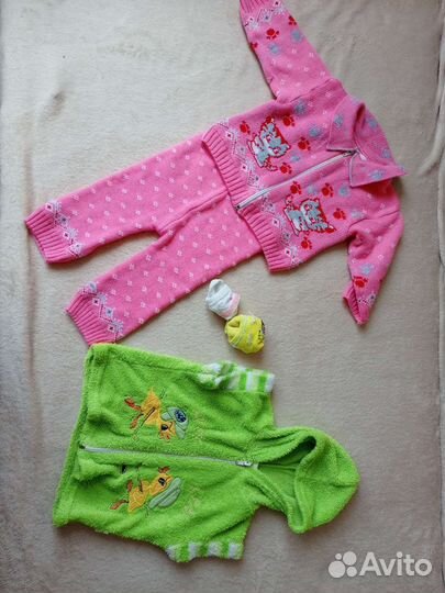 Вещи пакетом для девочки разные размеры