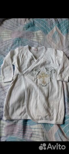 Детская крестильная рубашка новая