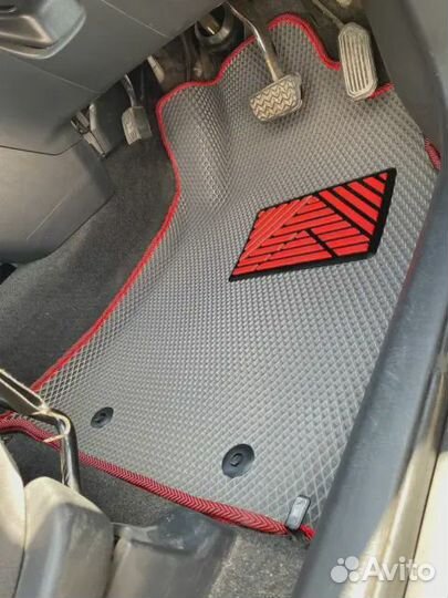 Ева / Эва /Eva коврики 3D борты + подпятник