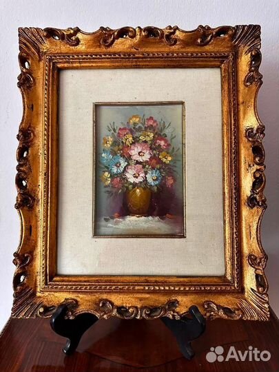 Картина маслом /антикварная картина