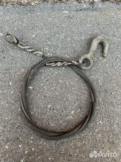 Трос стальной 8 мм стропа с крюками