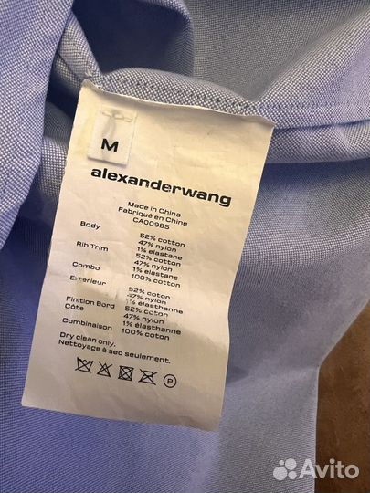 Рубашка-свитер Alexander Wang