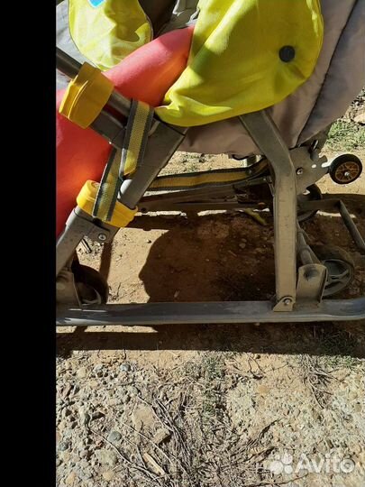 Детские санки коляска