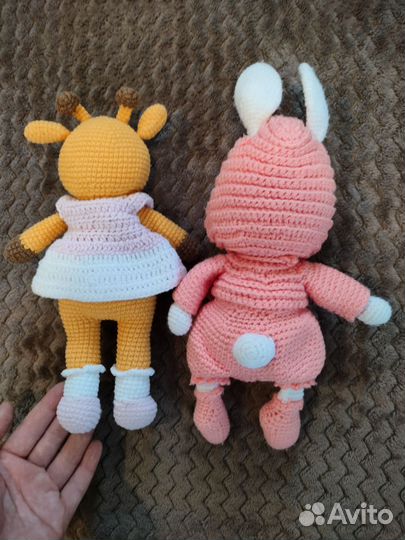 Вязаные игрушки ручной работы