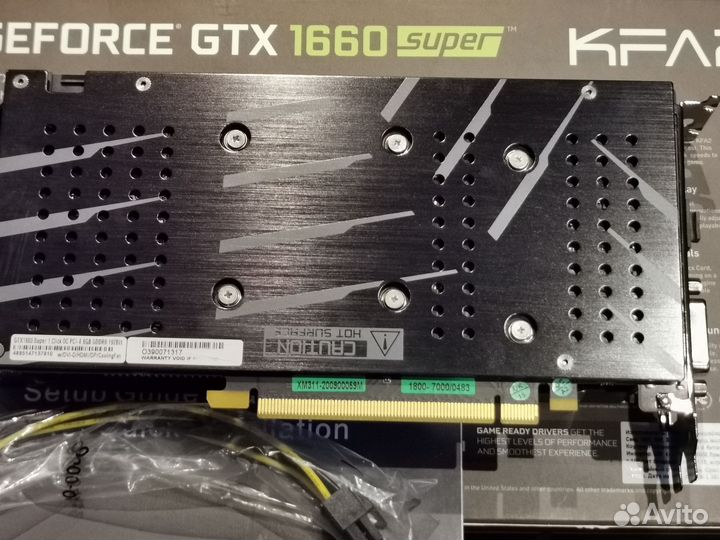 Видеокарта gtx1660 super