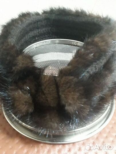 Норковая повязка на голову