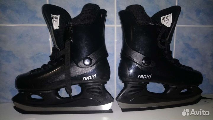 Коньки хоккейные подростковые