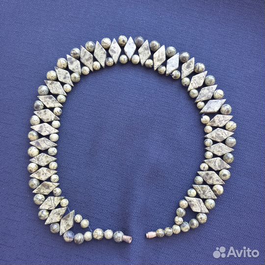 Украшение из натуральных камней Змеевик