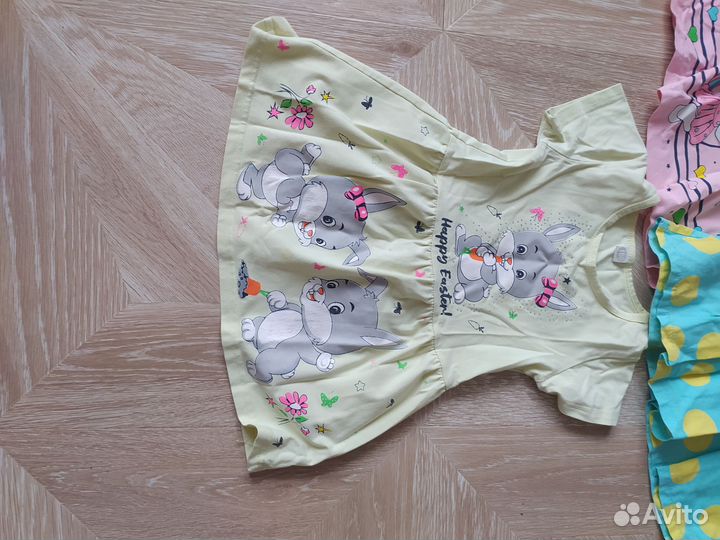 Детские вещи пакетом на девочку 98 104
