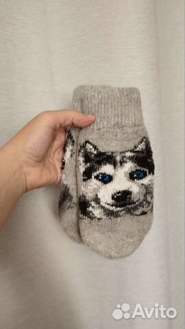 Шерстяные варежки новые
