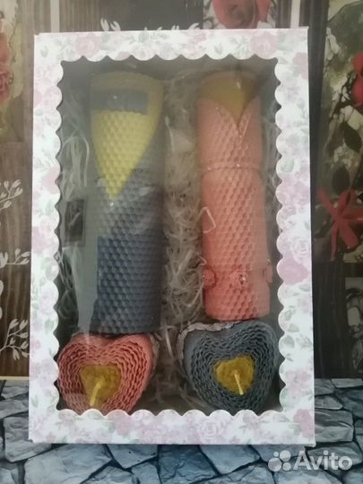 Набор свечей из вощины 