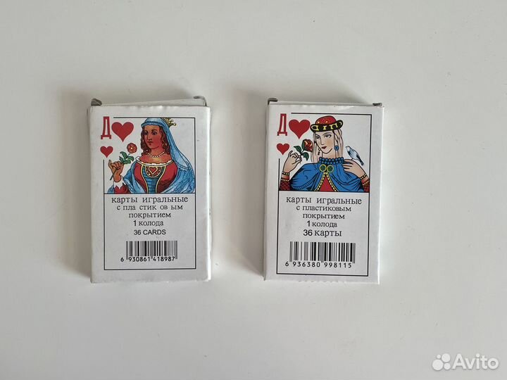 Карты игральные колода 36 карт