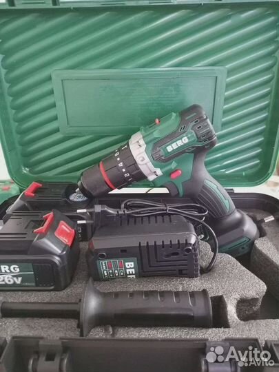 Шуруповерт для ледобура Berg 200Nm 12Ah