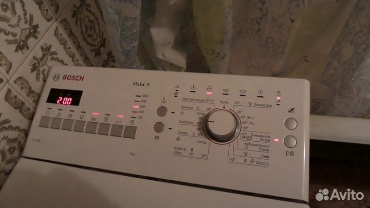 Стиральная машина с вертикальной bosch maxx 6