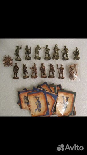 Полтавская битва металлические солдатики Ландрин