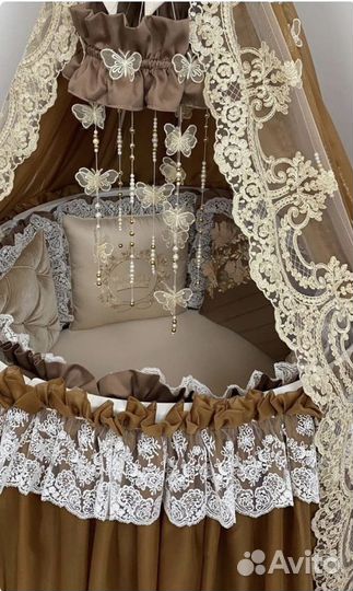 Бортики люкс, балдахин, одеяло