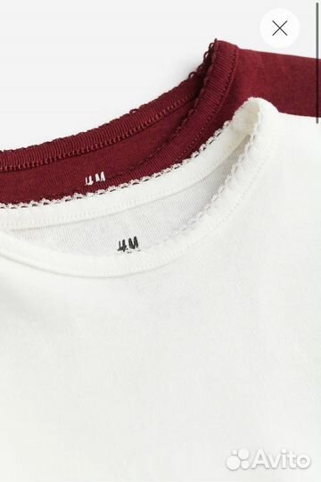 Лонгсливы H&M на девочку 110,116,122,128,134,140