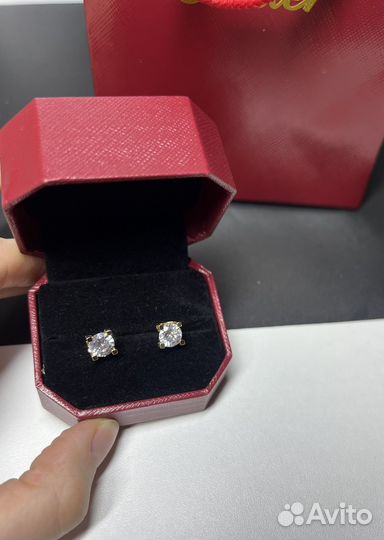 Серьги Картье