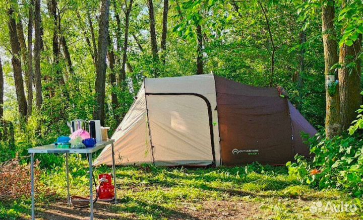 Новая кемпинговая палатка Qutventure Trenton 4