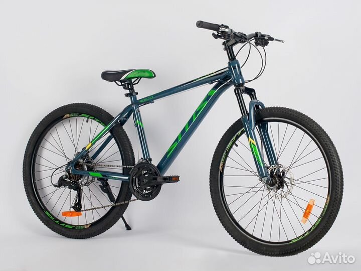 Велосипед sitis rade RD610 26 (2022) серо-зеленый