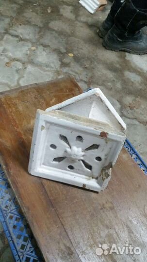 Стариннпя печная керамическая плитка с доборами