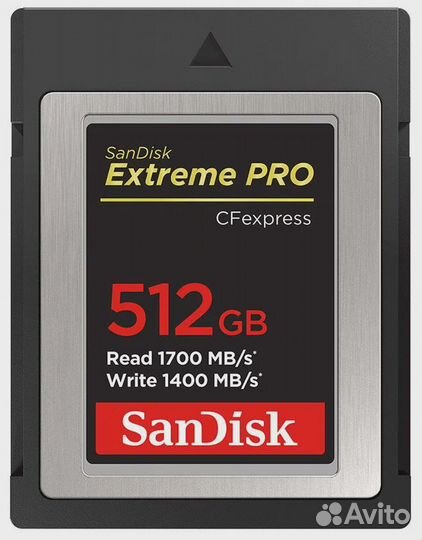 SanDisk CFexpress Type B 512GB. новый