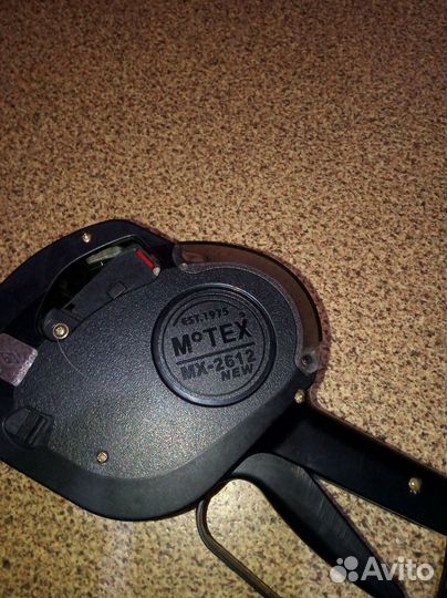 Этикет пистолет motex