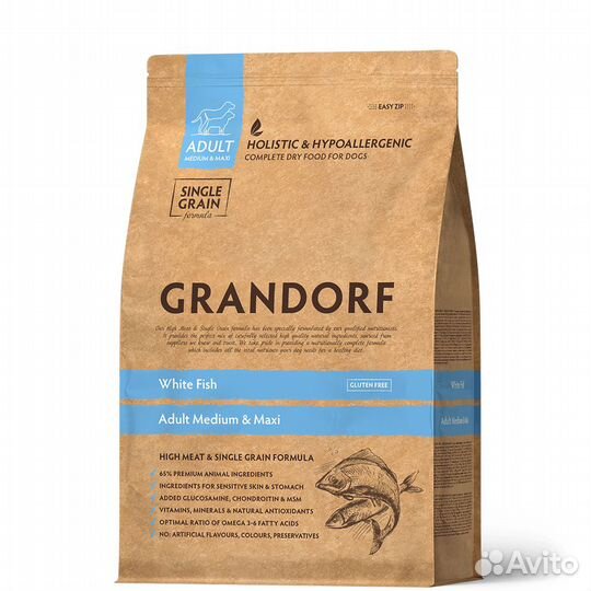 Корм для собак Грандорф, 10 кг