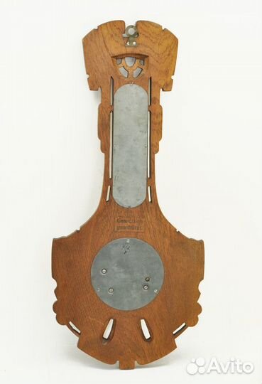 Старинные барометр + термометр Германия Модерн